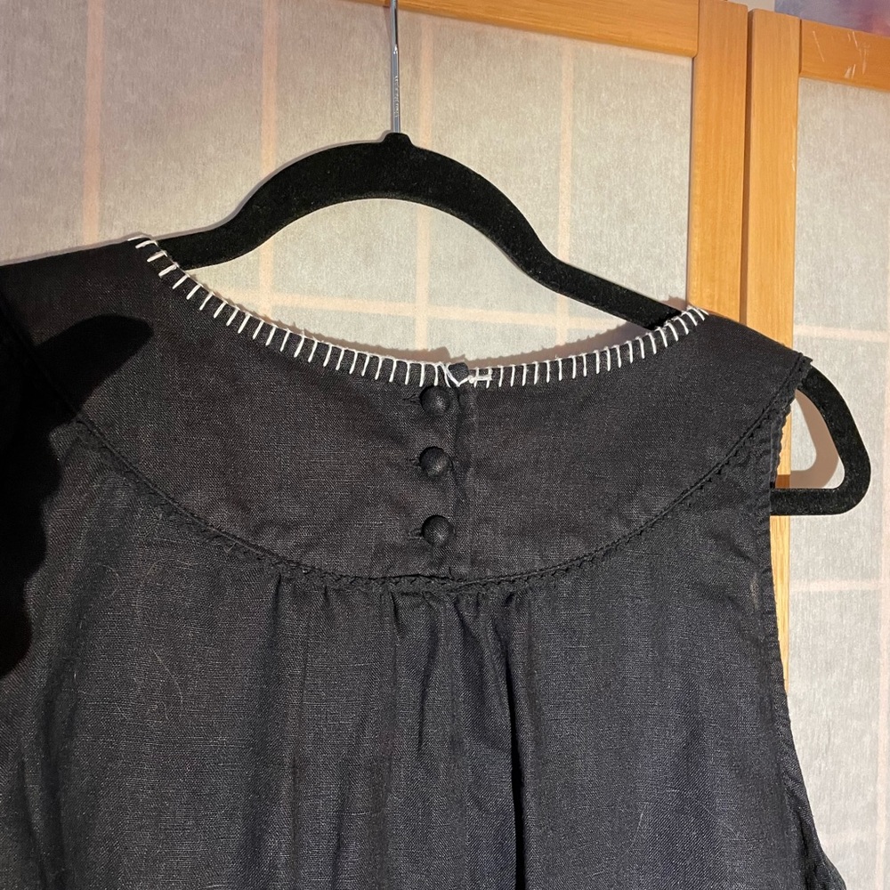 Style & Co. Women’s Embroidered Sleeveless Linen Top 18 - Picture 4 of 5